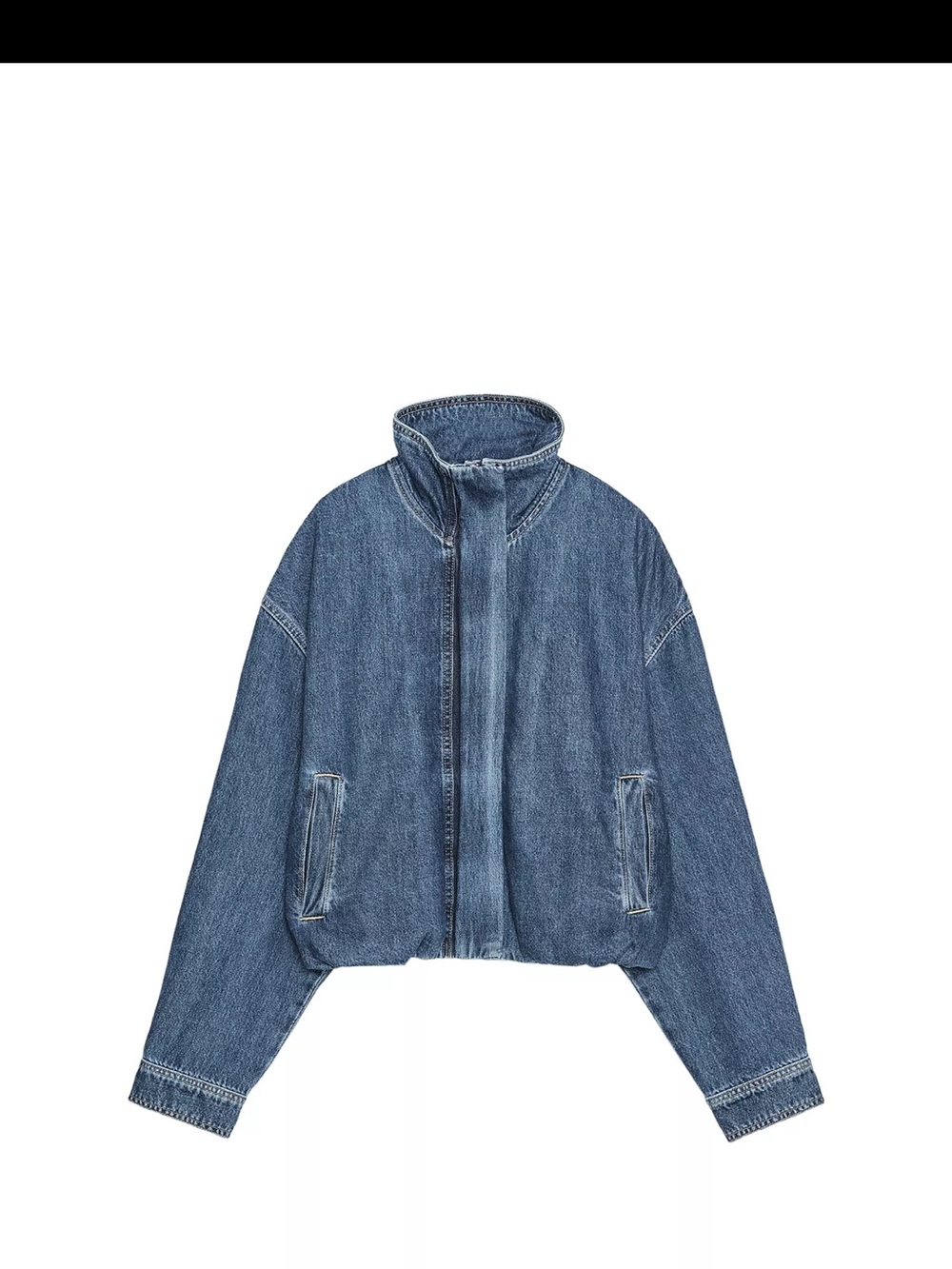 Bomber style Jean Jacket